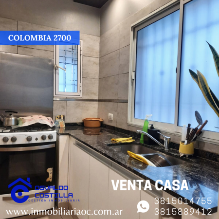 Venta hermosa casa  esquina en Colombia al 2700