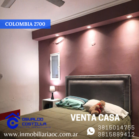 Venta hermosa casa  esquina en Colombia al 2700