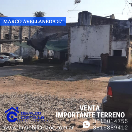 Venta de Importante Terreno en Marcos Avellaneda 57