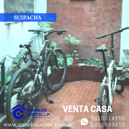 Venta de Casa de 2 plantas en calle Suipacha al al 600