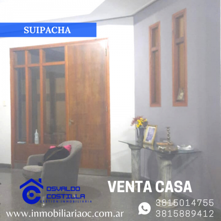 Venta de Casa de 2 plantas en calle Suipacha al al 600