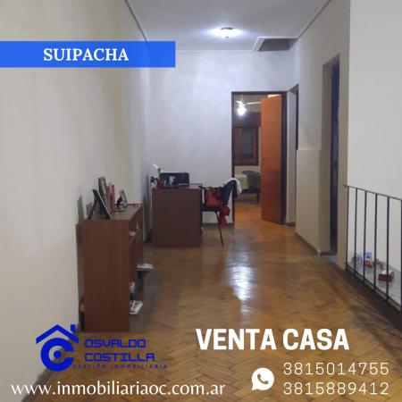 Venta de Casa de 2 plantas en calle Suipacha al al 600