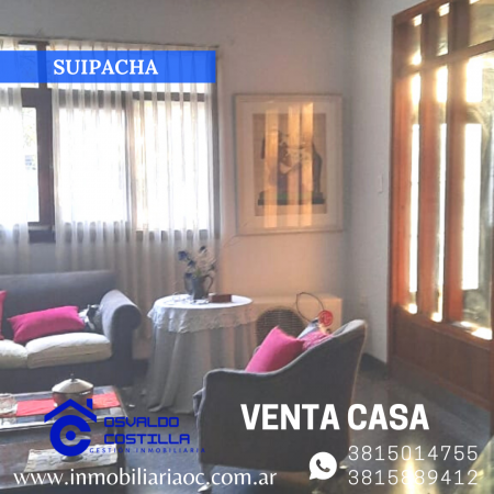 Venta de Casa de 2 plantas en calle Suipacha al al 600