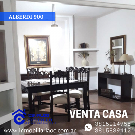 Venta Casa 4 Hab. Pje. Lopez de Vega1100 alt Alberdi al 900