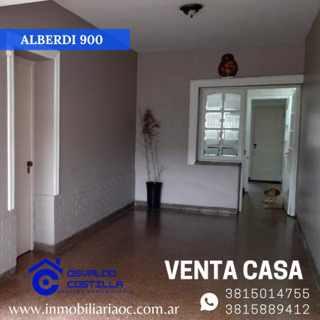 Venta Casa 4 Hab. Pje. Lopez de Vega1100 alt Alberdi al 900