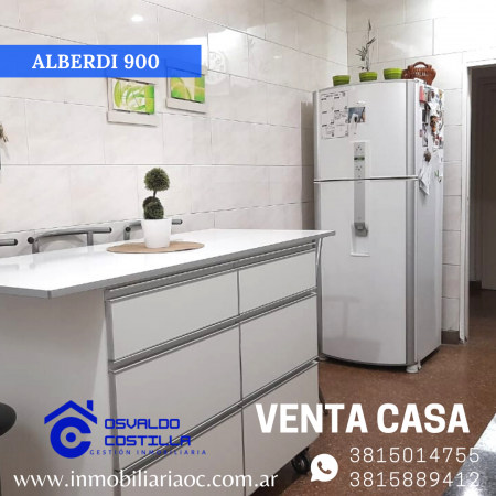 Venta Casa 4 Hab. Pje. Lopez de Vega1100 alt Alberdi al 900