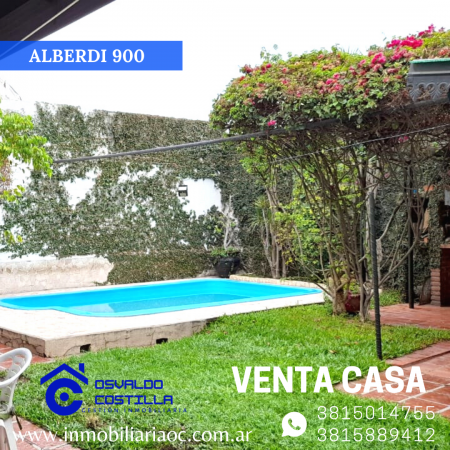 Venta Casa 4 Hab. Pje. Lopez de Vega1100 alt Alberdi al 900