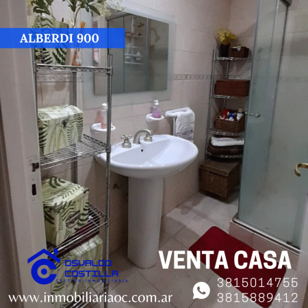 Venta Casa 4 Hab. Pje. Lopez de Vega1100 alt Alberdi al 900