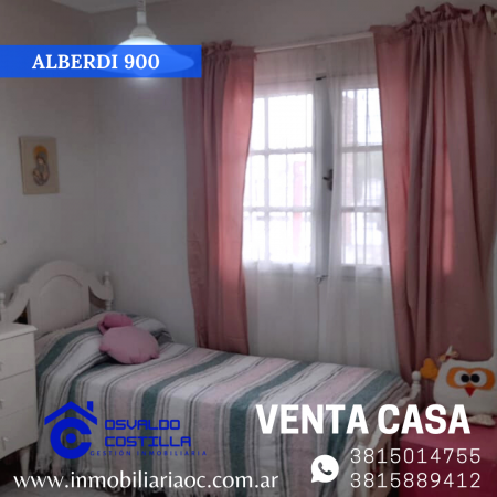 Venta Casa 4 Hab. Pje. Lopez de Vega1100 alt Alberdi al 900