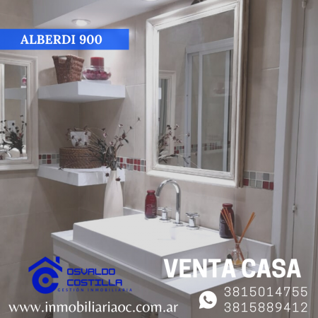 Venta Casa 4 Hab. Pje. Lopez de Vega1100 alt Alberdi al 900