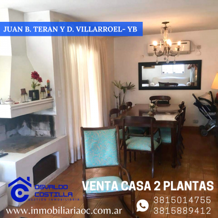 Venta de  Casa  a dos cuadras de Av. Aconquija -YB (apta para credito hipotecario)