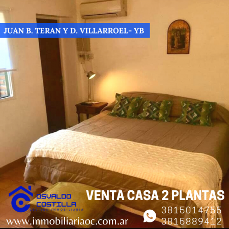 Venta de  Casa  a dos cuadras de Av. Aconquija -YB (apta para credito hipotecario)