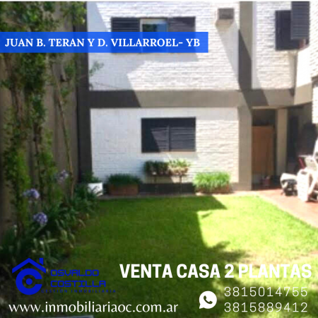 Venta de  Casa  a dos cuadras de Av. Aconquija -YB (apta para credito hipotecario)