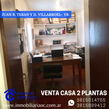 Venta de  Casa  a dos cuadras de Av. Aconquija -YB (apta para credito hipotecario)