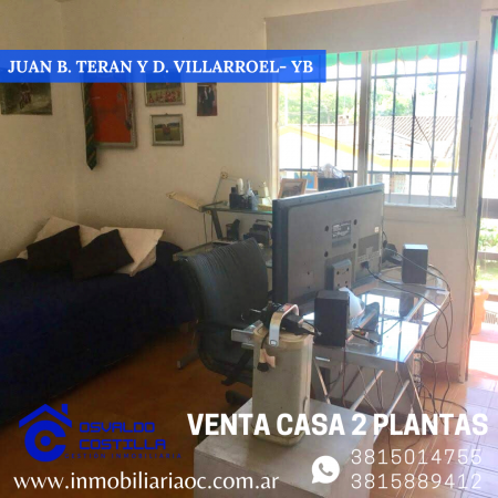 Venta de  Casa  a dos cuadras de Av. Aconquija -YB (apta para credito hipotecario)