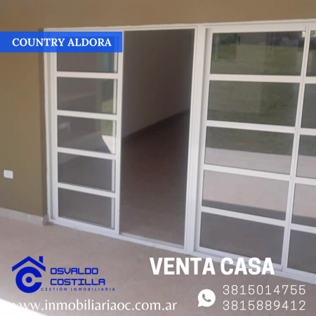 Venta hermosa casa en Country Aldora