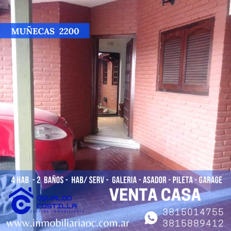 Venta Hermosa casa  munecas al 2200