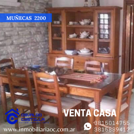 Venta Hermosa casa  munecas al 2200