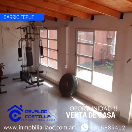  Venta Duplex en barrio Feput a 50mts de avenida las Americas