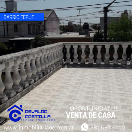  Venta Duplex en barrio Feput a 50mts de avenida las Americas