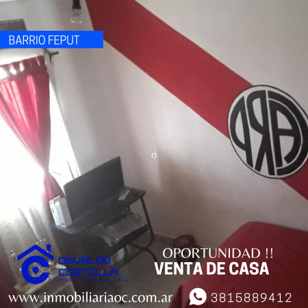  Venta Duplex en barrio Feput a 50mts de avenida las Americas