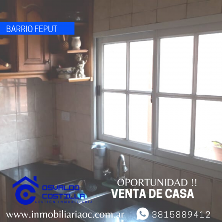  Venta Duplex en barrio Feput a 50mts de avenida las Americas