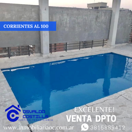 Venta dpto. 1 hab. corrientes  al 100