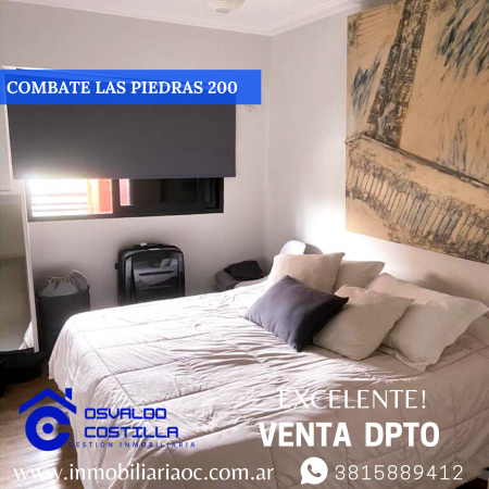 Venta Dpto en Combate las piedras al 200