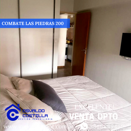 Venta Dpto en Combate las piedras al 200