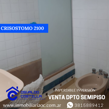 Venta hermoso Dpto. Semipiso en  Crisóstomo al 2100