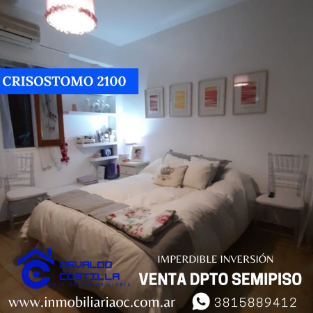 Venta hermoso Dpto. Semipiso en  Crisóstomo al 2100