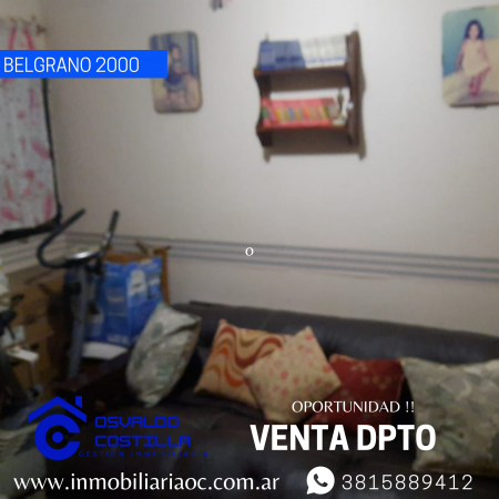   Venta Dpto. de 3  habitaciones en  Av. Belgrano al 2000