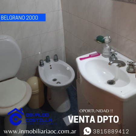   Venta Dpto. de 3  habitaciones en  Av. Belgrano al 2000