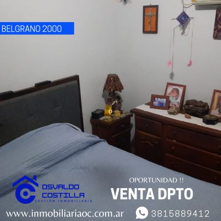   Venta Dpto. de 3  habitaciones en  Av. Belgrano al 2000