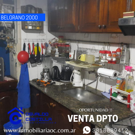   Venta Dpto. de 3  habitaciones en  Av. Belgrano al 2000