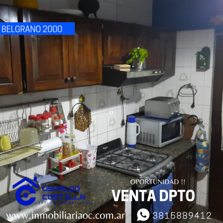   Venta Dpto. de 3  habitaciones en  Av. Belgrano al 2000