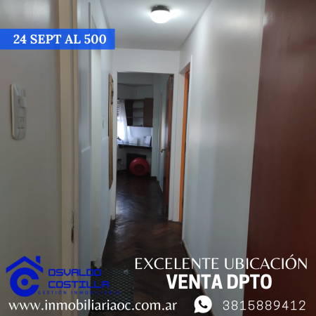 venta de Dpto de 3 hab ubicado en 24 de Sept al al 500