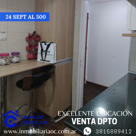 venta de Dpto de 3 hab ubicado en 24 de Sept al al 500