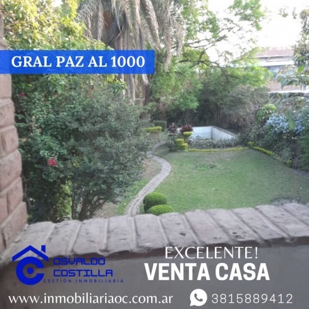 Venta de Importante Inmueble con excelente ubicacion  en Gral. Paz  al 1000