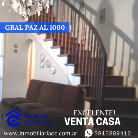 Venta de Importante Inmueble con excelente ubicacion  en Gral. Paz  al 1000