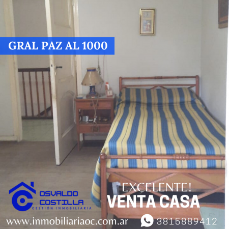 Venta de Importante Inmueble con excelente ubicacion  en Gral. Paz  al 1000