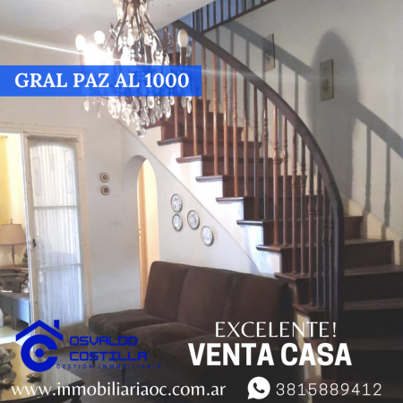 Venta de Importante Inmueble con excelente ubicacion  en Gral. Paz  al 1000