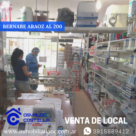 Venta de Local Comercial en Bernabe Araoz al 200