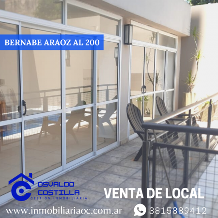 Venta de Local Comercial en Bernabe Araoz al 200