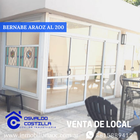 Venta de Local Comercial en Bernabe Araoz al 200