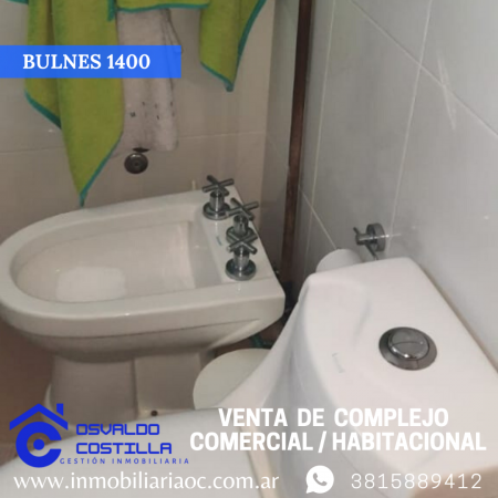 Excelente oportunidad de inversion! venta de complejo comercial/ habitacional ubicado en Bulnes al 1400