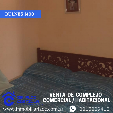 Excelente oportunidad de inversion! venta de complejo comercial/ habitacional ubicado en Bulnes al 1400