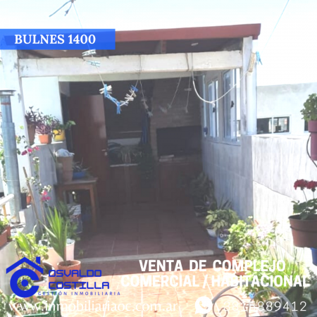 Excelente oportunidad de inversion! venta de complejo comercial/ habitacional ubicado en Bulnes al 1400