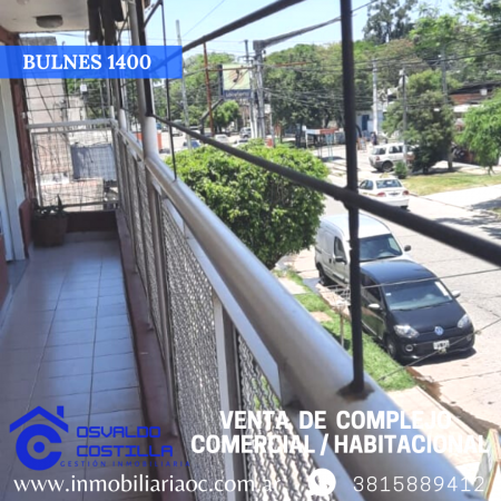 Excelente oportunidad de inversion! venta de complejo comercial/ habitacional ubicado en Bulnes al 1400