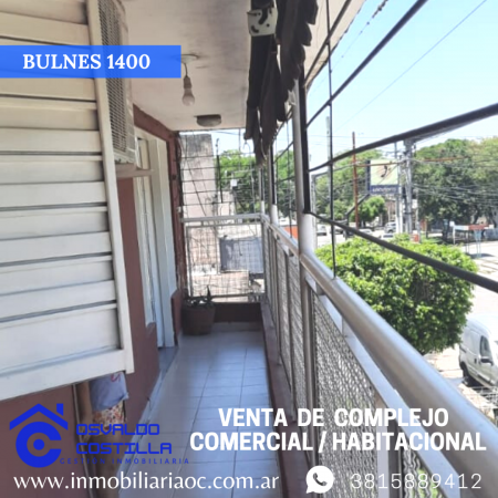 Excelente oportunidad de inversion! venta de complejo comercial/ habitacional ubicado en Bulnes al 1400